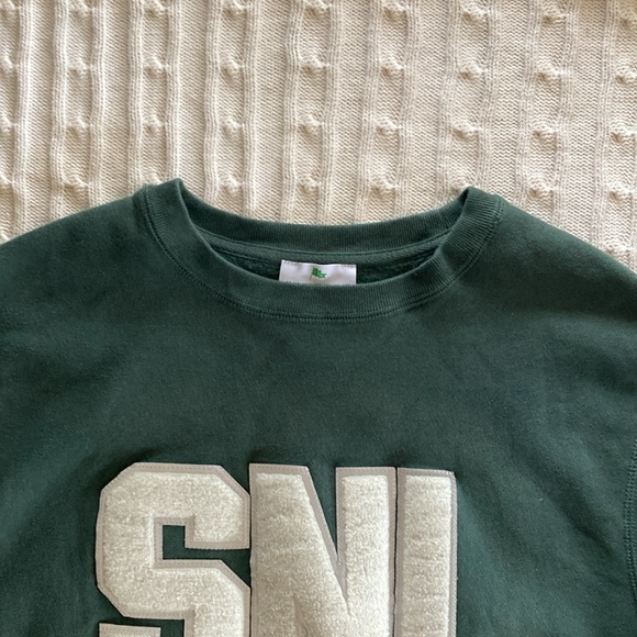 Crewneck Sweater - Dark Green - Picture 3 of 8